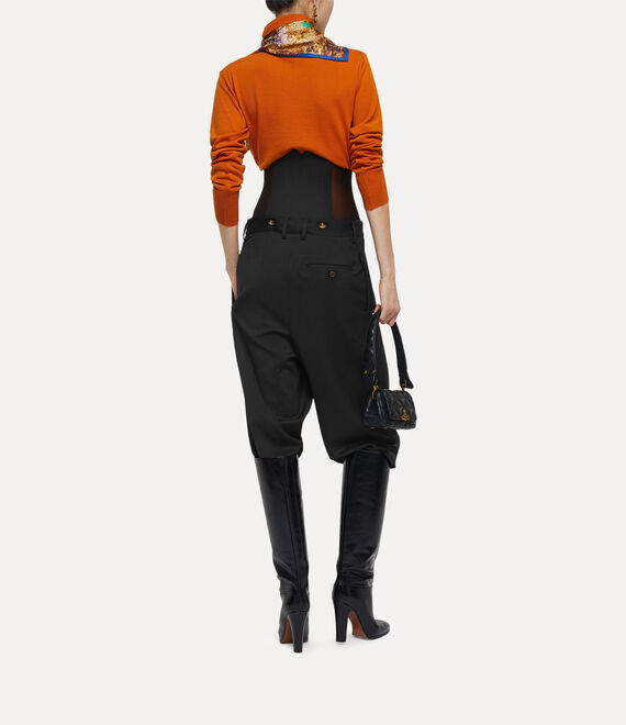 Vivienne Westwood macca corset trousers in black